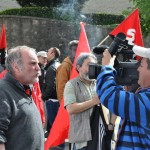 Le mur des revendications au DFJC - 1er mai 2014 - Lausanne