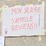 Une affiche du mur des revendications - 1er mai 2014 - Lausanne