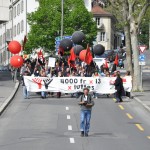 Manifestation SUD - 4000 fr x 13 x luttes - 1er mai 2014 - Lausanne