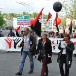 Manifestation SUD - 4000 fr x 13 x luttes - 1er mai 2014 - Lausanne