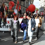 Manifestation SUD - 4000 fr x 13 x luttes - 1er mai 2014 - Lausanne