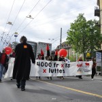 Manifestation SUD - 4000 fr x 13 x luttes - 1er mai 2014 - Lausanne