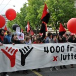 Manifestation SUD - 4000 fr x 13 x luttes - 1er mai 2014 - Lausanne