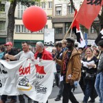 Manifestation SUD - 4000 fr x 13 x luttes - 1er mai 2014 - Lausanne